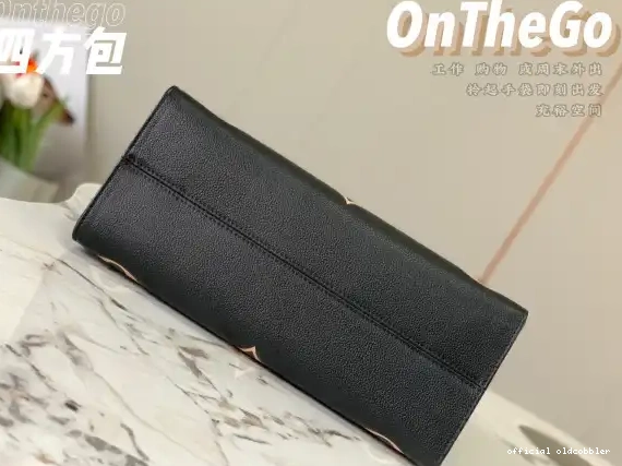 Official oldcobbler VUITTON MM LOUIS ONTHEGO 0623